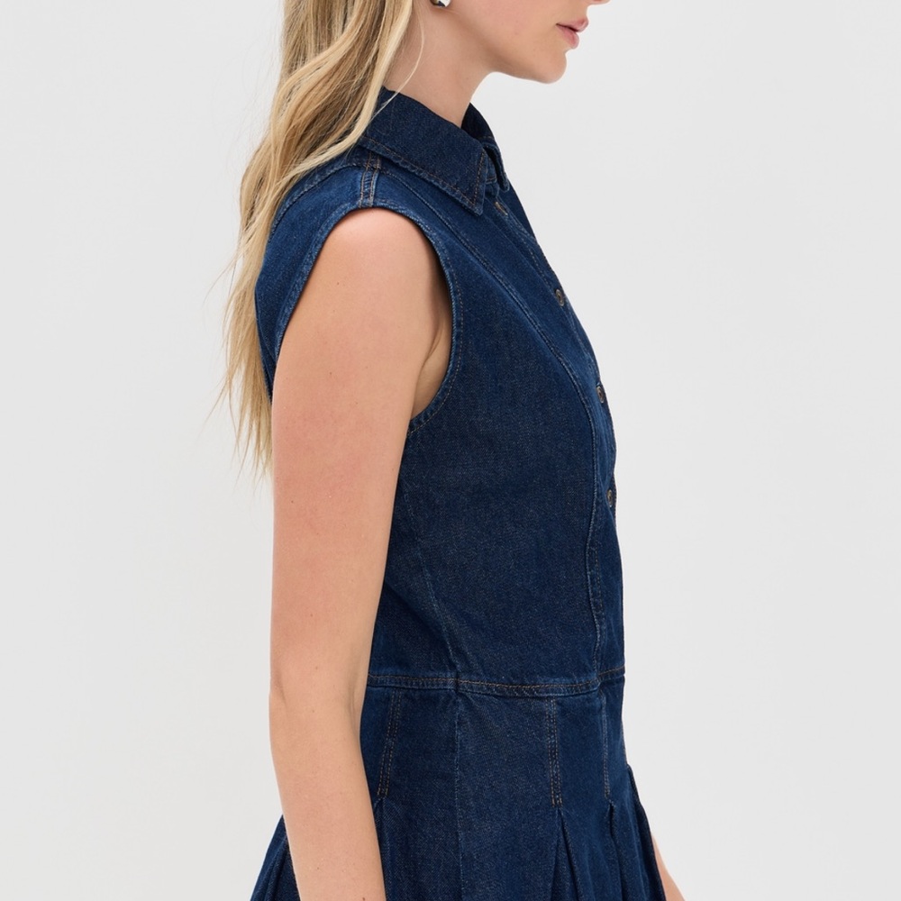 Reformation Dark Blue Mini Dress - Picture 3 of 4
